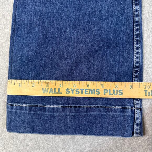 Cj by Cookie Johnson Felicity Flare Jeans WMNS 34x32 Blue Mid Rise Medium Wash - Picture 11 of 13